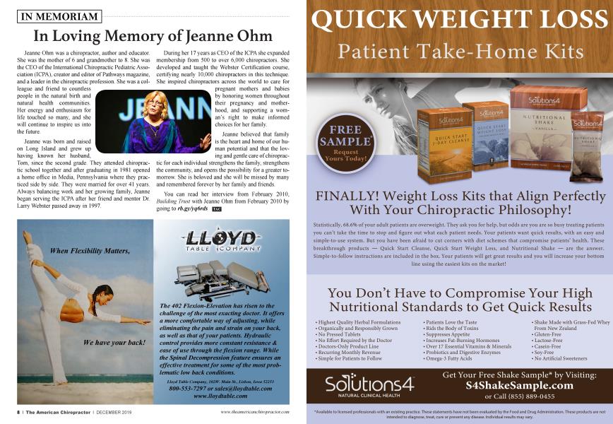 In Loving Memory of Jeanne Ohm