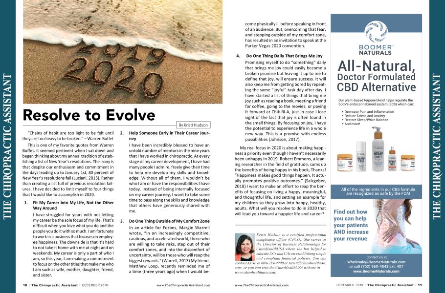 Resolve to Evolve