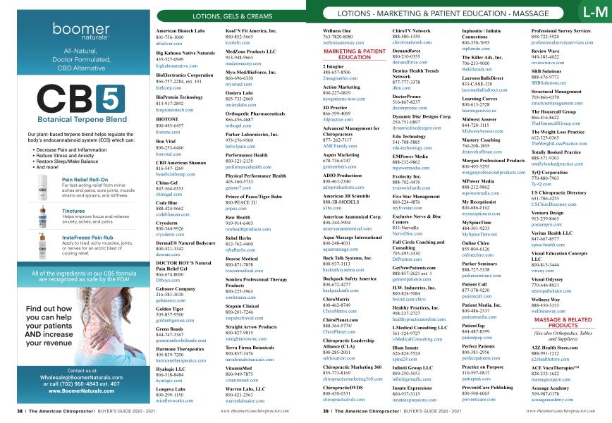 MASSAGE & RELATED PRODUCTS