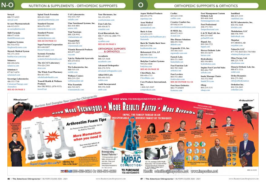 ORTHOPEDIC SUPPORTS & ORTHOTICS