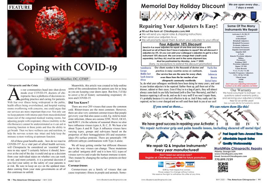 Coping with COVID-19