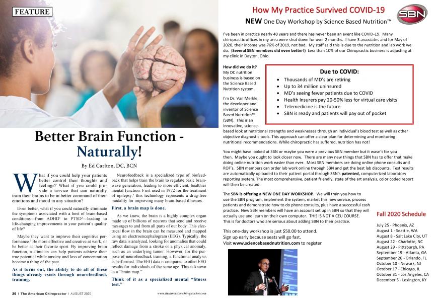 Better Brain Function -Naturally!