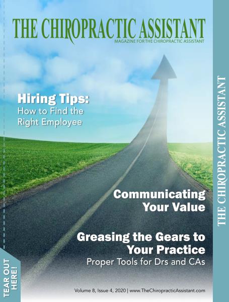 Issue: - AUGUST 2020 | The American Chiropractor