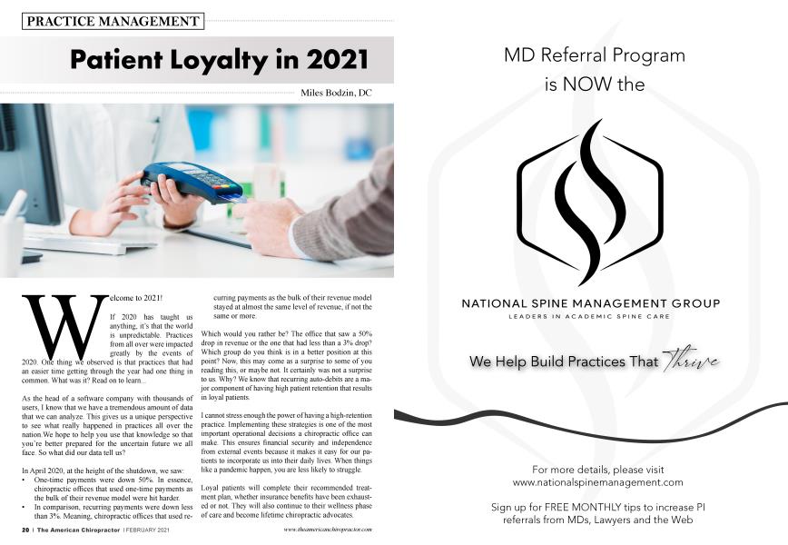 Patient Loyalty in 2021