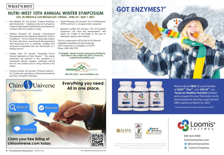 NUTRI-WEST 10TH ANNUAL WINTER SYMPOSIUM