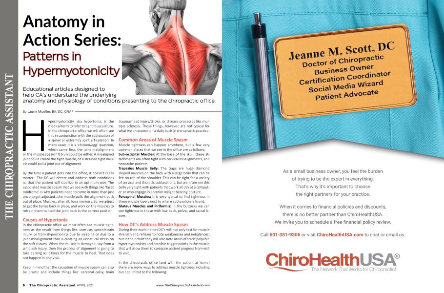 Anatomy in Action Series: Patterns in Hypermyotonicity