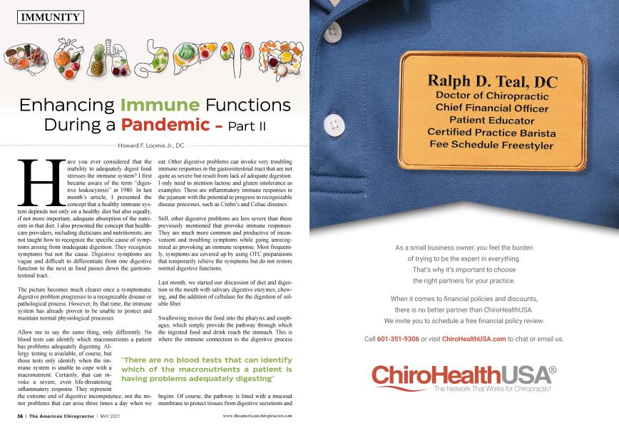 Enhancing Immune Functions During a Pandemic - Part II