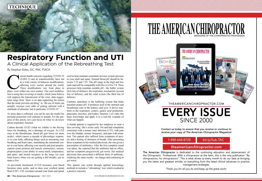 Respiratory Function and UTI