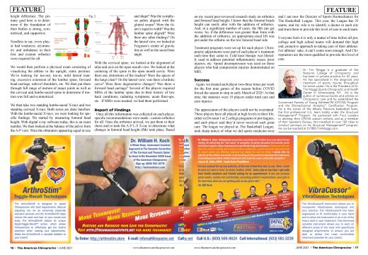 Advertisements, Page: 16 - JUNE 2021 | The American Chiropractor