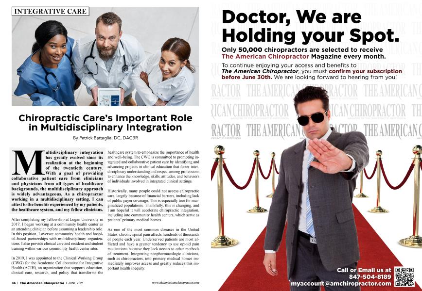 Chiropractic Care’s Important Role in Multidisciplinary Integration