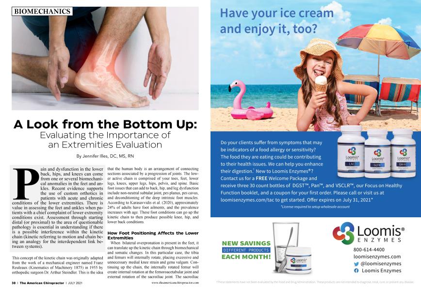 A Look from the Bottom Up: Evaluating the Importance of an Extremities Evaluation