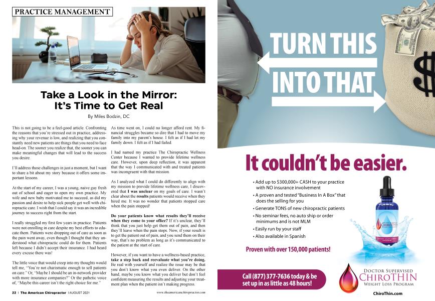 Take a Look in the Mirror: It’s Time to Get Real