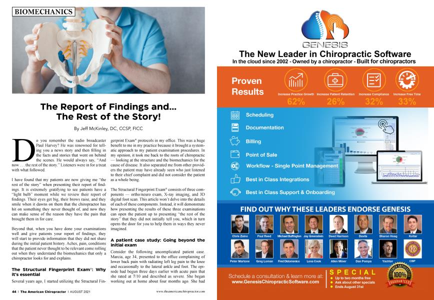 The Report of Findings and... The Rest of the Story!