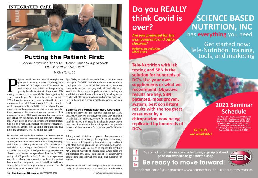Putting the Patient First: Considerations for a Multidisciplinary 