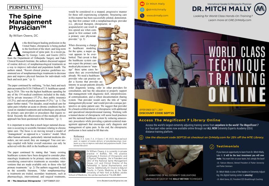 The Spine Management Physician™