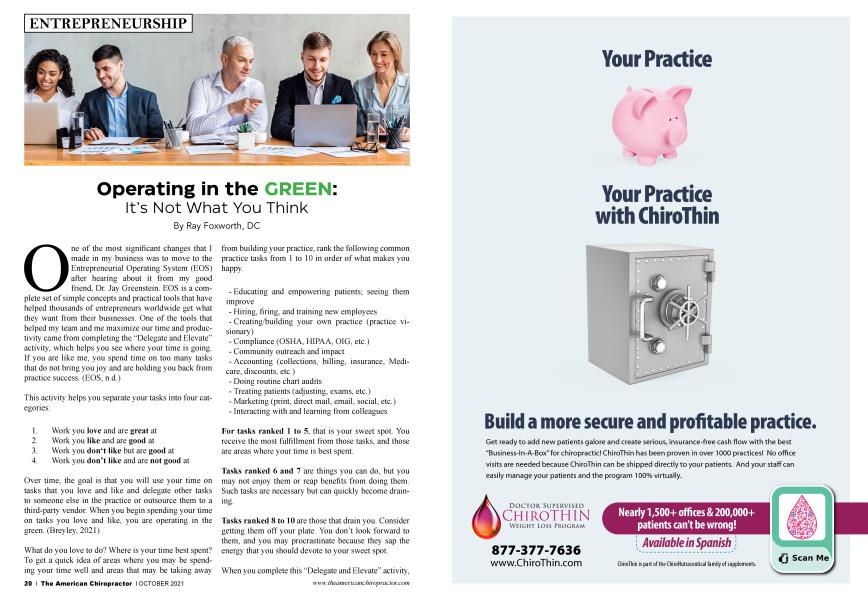 Operating in the GREEN: It’s Not What You Think