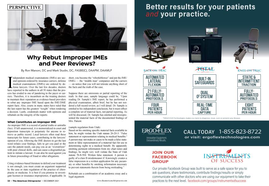 Why Rebut Improper IMEs and Peer Reviews?