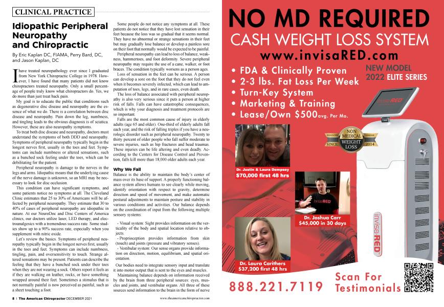 Idiopathic Peripheral Neuropathy and Chiropractic