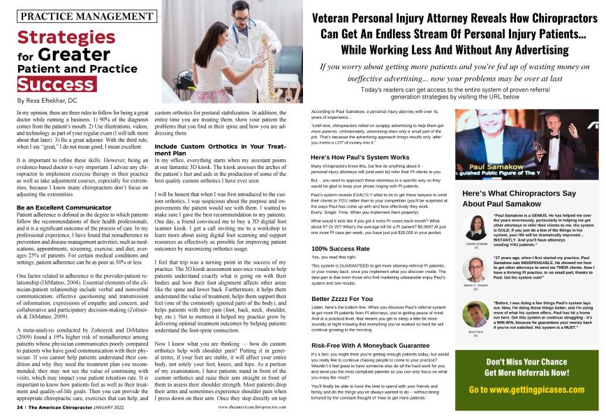 Strategies for Greater Patient and Practice Success