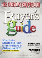 2022 - Buyer's Guide | The American Chiropractor