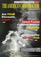 2022 - FEBRUARY | The American Chiropractor