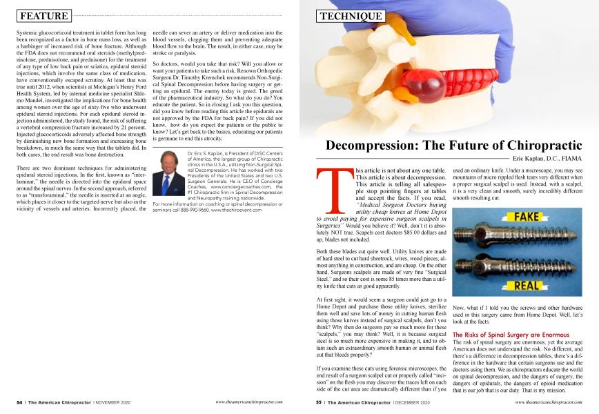 Decompression: The Future of Chiropractic