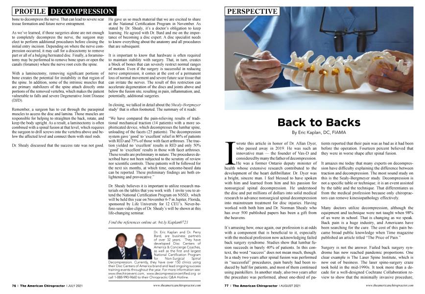 Back to Backs