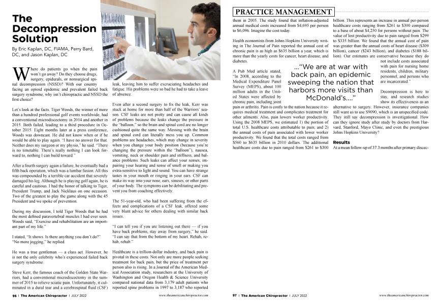 The Decompression Solution