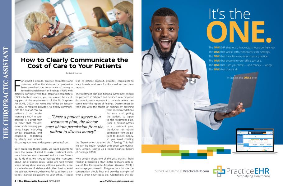 How to Clearly Communicate the Cost of Care to Your Patients
