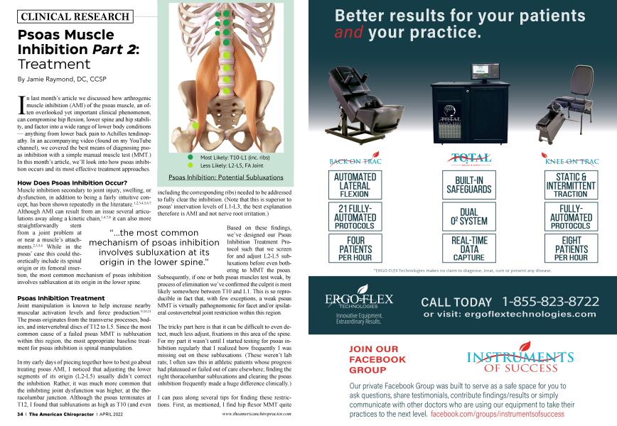 Psoas Muscle Inhibition Part 2: Treatment