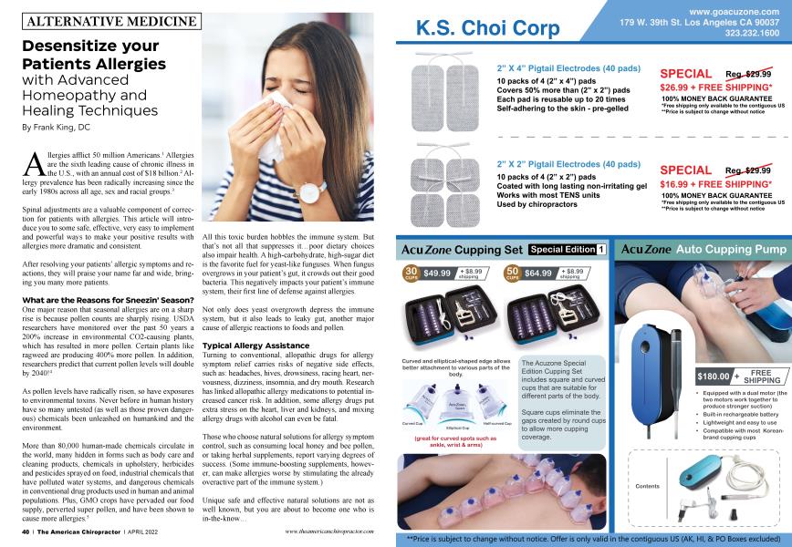 Desensitize your Patients Allergies