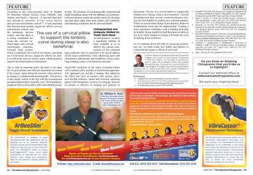 Advertisements, Page: 22 - JUNE 2022 | The American Chiropractor