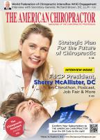2022 - AUGUST | The American Chiropractor