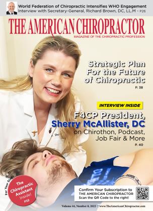 AUGUST 2022 | The American Chiropractor