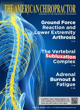 SEPTEMBER 2022 | The American Chiropractor