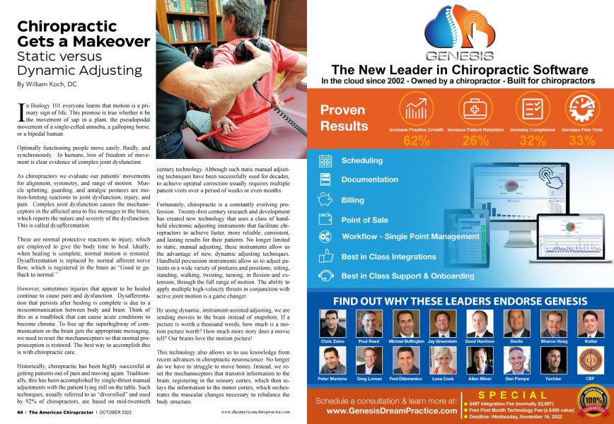 Chiropractic Gets a Makeover
