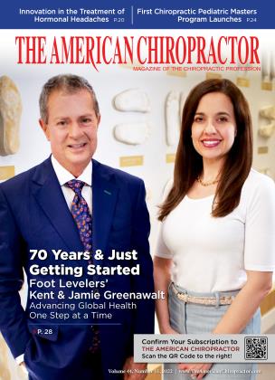 NOVEMBER 2022 | The American Chiropractor