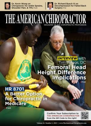 JANUARY 2023 | The American Chiropractor