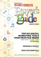2023 - BUYER'S GUIDE | The American Chiropractor