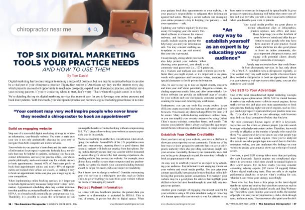 TOP SIX DIGITAL MARKETING TOOLS YOUR PRACTICE NEEDS AND HOW TO USE THEM