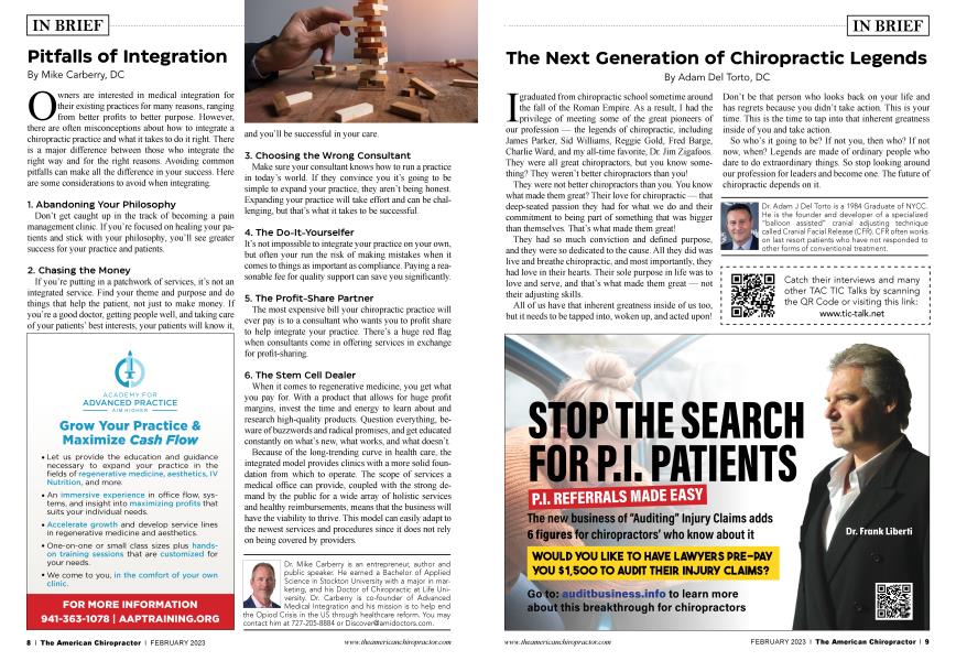 The Next Generation of Chiropractic Legends