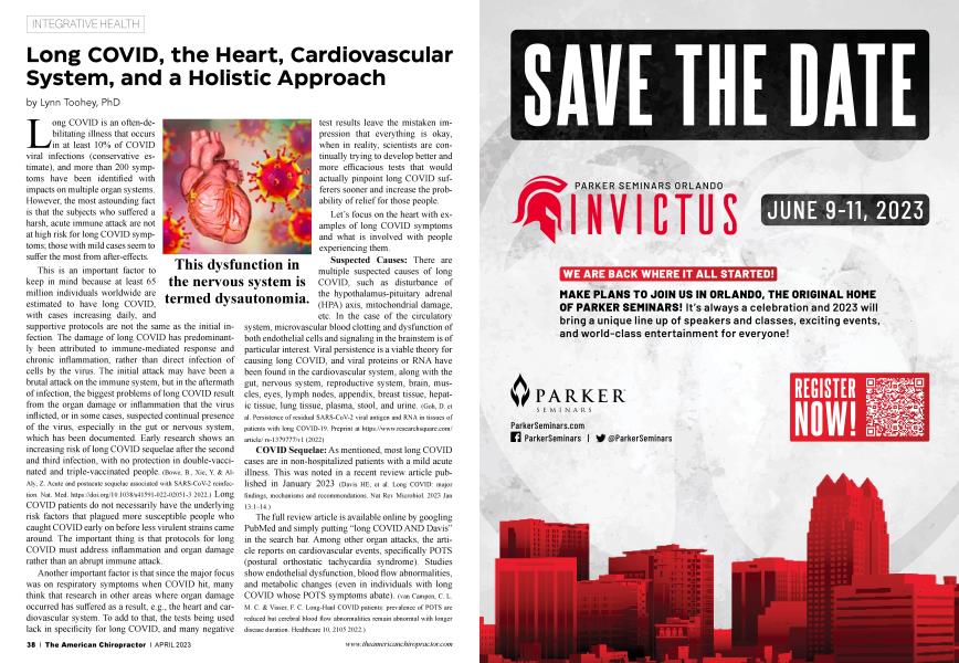 Long COVID, the Heart, Cardiovascular System, and a Holistic Approach