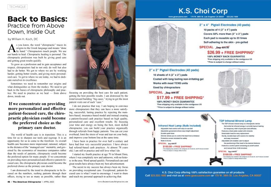 Back to Basics: Practice from Above Down, Inside Out