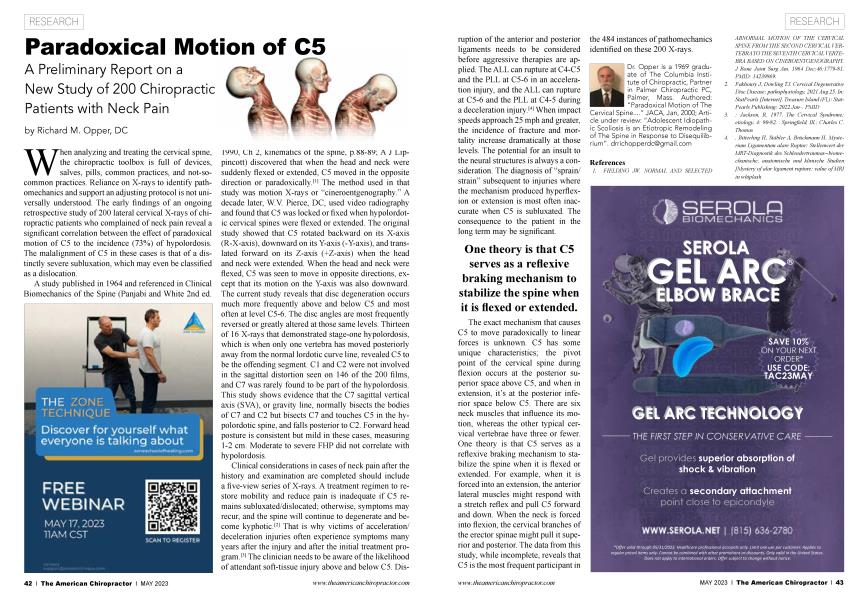 Paradoxical Motion of C5