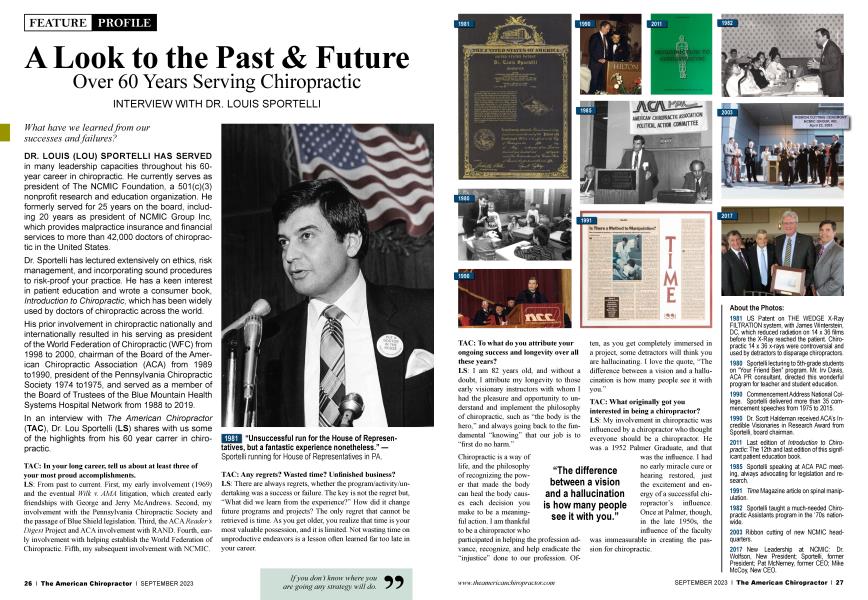 A Look to the Past & Future