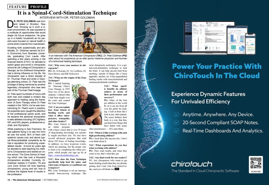 It is a Spinal-Cord-Stimulation Technique