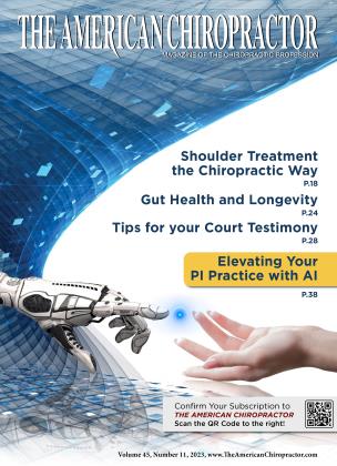 NOVEMBER 2023 | The American Chiropractor