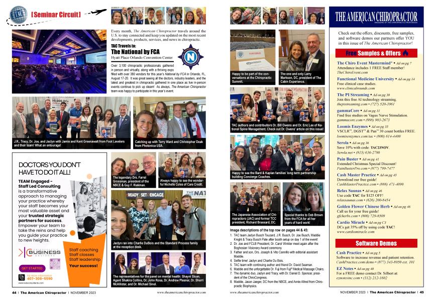 TAG Travels to: The National by FCA