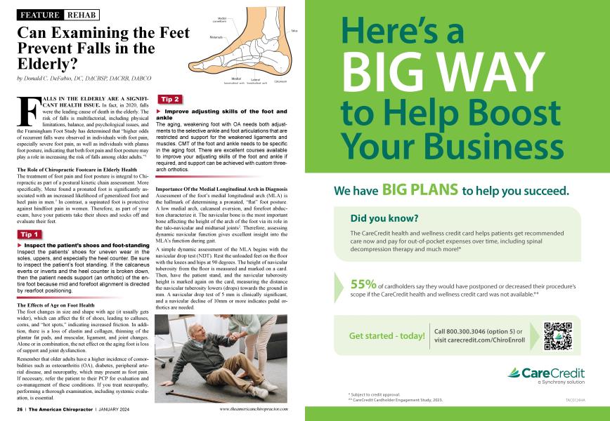 Can Examining the Feet Prevent Falls in the Elderly?