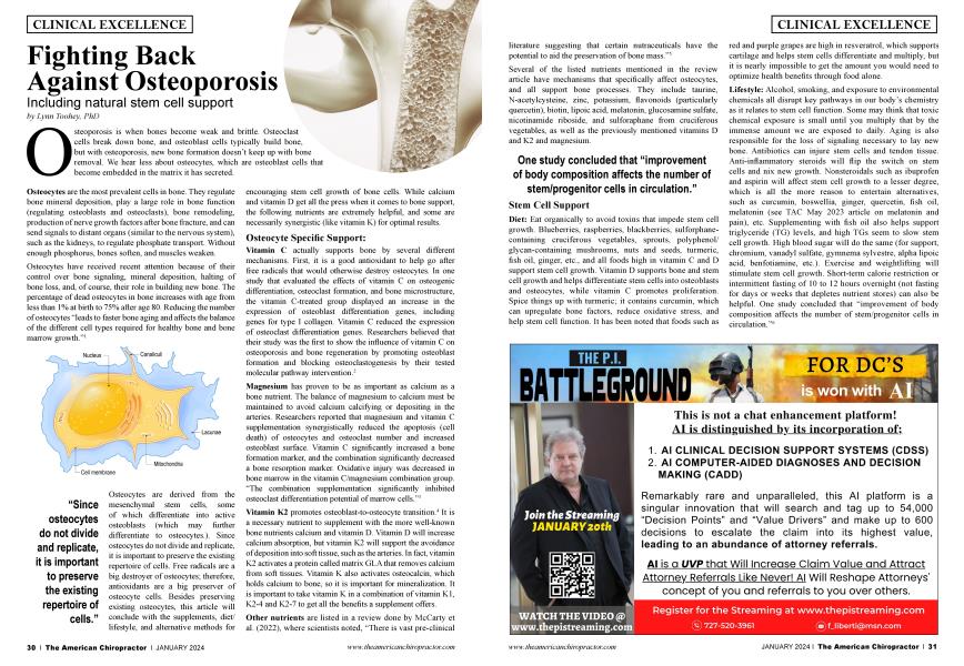 Fighting Back Against Osteoporosis